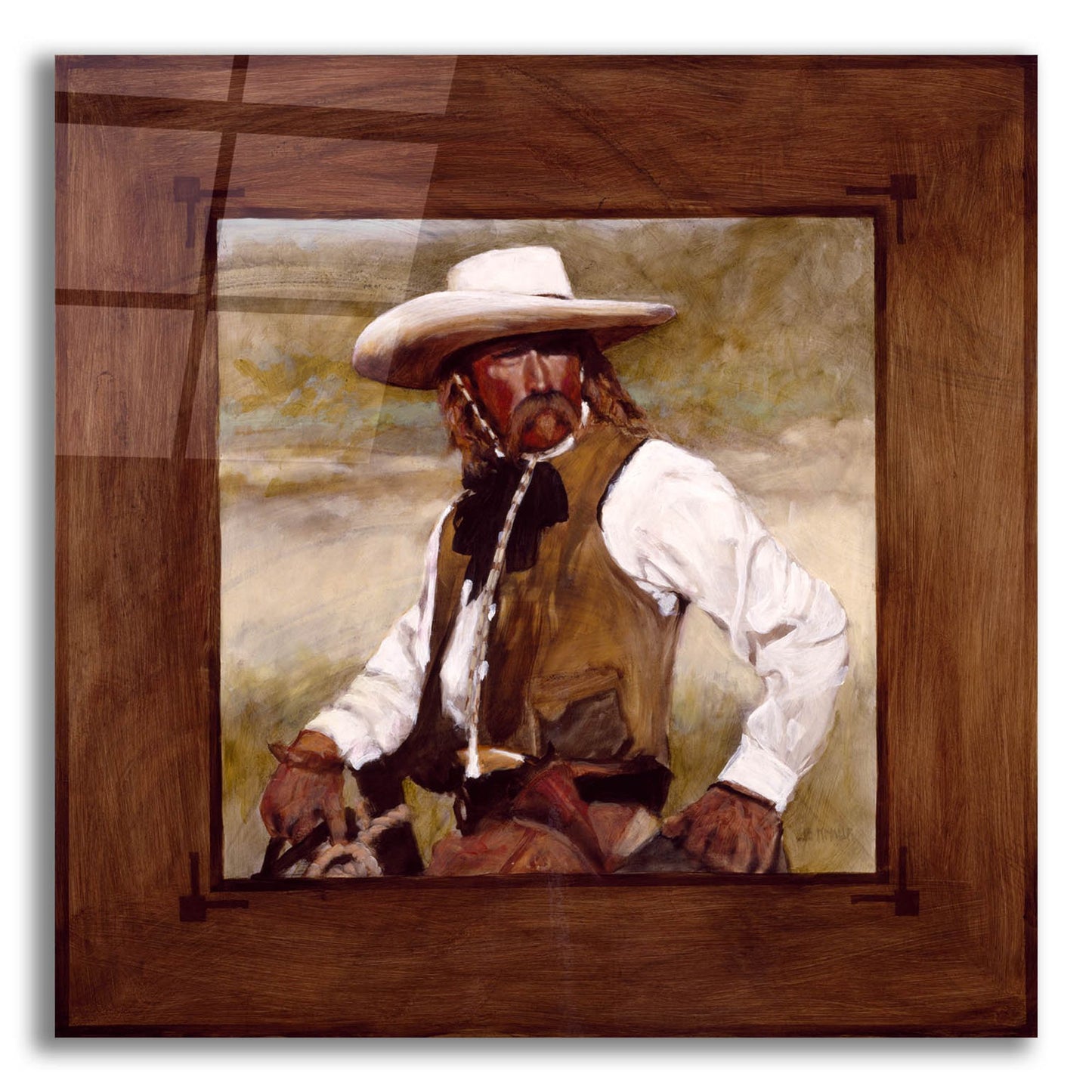 Epic Art 'Just A Look' by J. E. Knauf, Acrylic Glass Wall Art,12x12