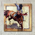 Epic Art 'Hard Right' by J. E. Knauf, Acrylic Glass Wall Art,12x12