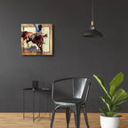 Epic Art 'Hard Right' by J. E. Knauf, Acrylic Glass Wall Art,24x24