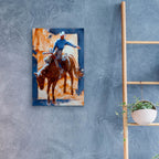 Epic Art 'Up In Back' by J. E. Knauf, Acrylic Glass Wall Art,16x24