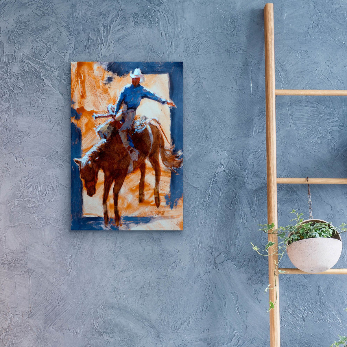 Epic Art 'Up In Back' by J. E. Knauf, Acrylic Glass Wall Art,16x24