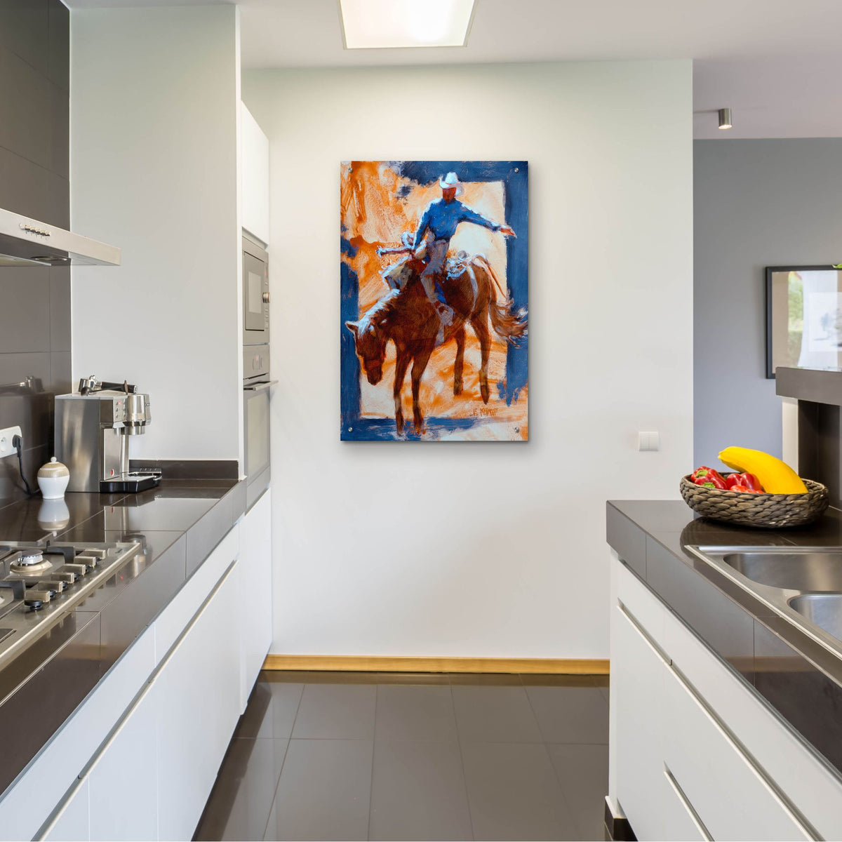 Epic Art 'Up In Back' by J. E. Knauf, Acrylic Glass Wall Art,24x36