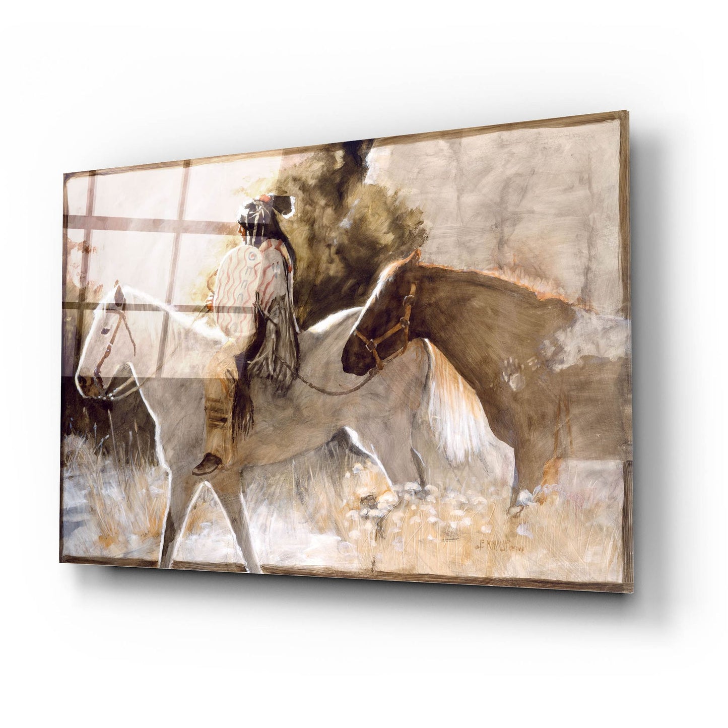 Epic Art 'In The Lead' by J. E. Knauf, Acrylic Glass Wall Art,24x16