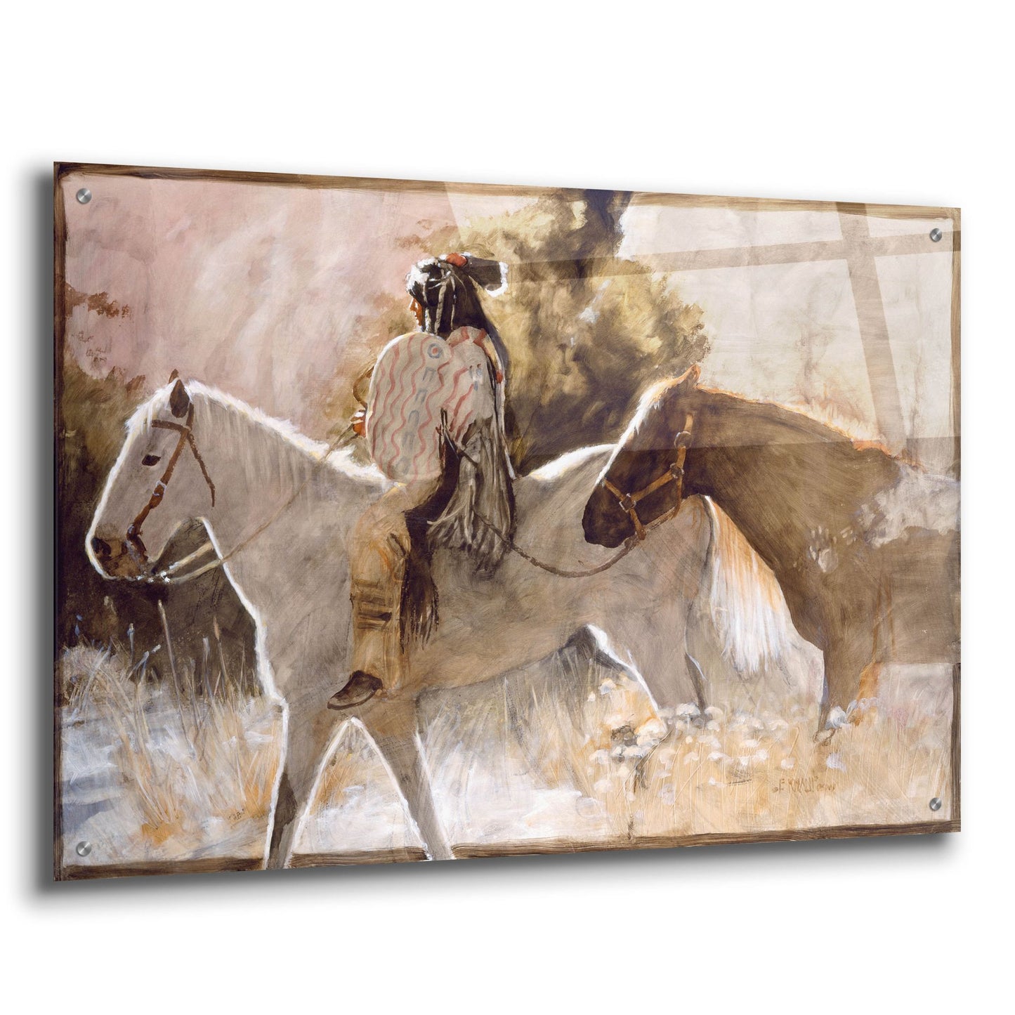 Epic Art 'In The Lead' by J. E. Knauf, Acrylic Glass Wall Art,36x24