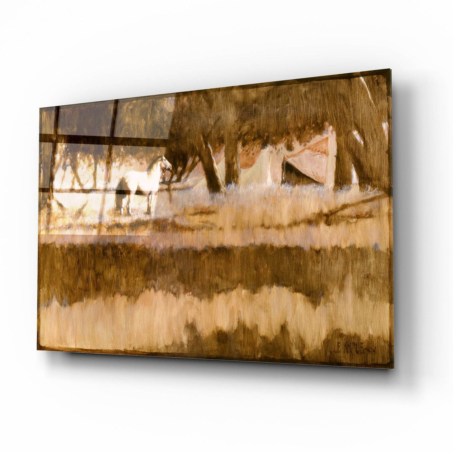 Epic Art 'Home' by J. E. Knauf, Acrylic Glass Wall Art,16x12