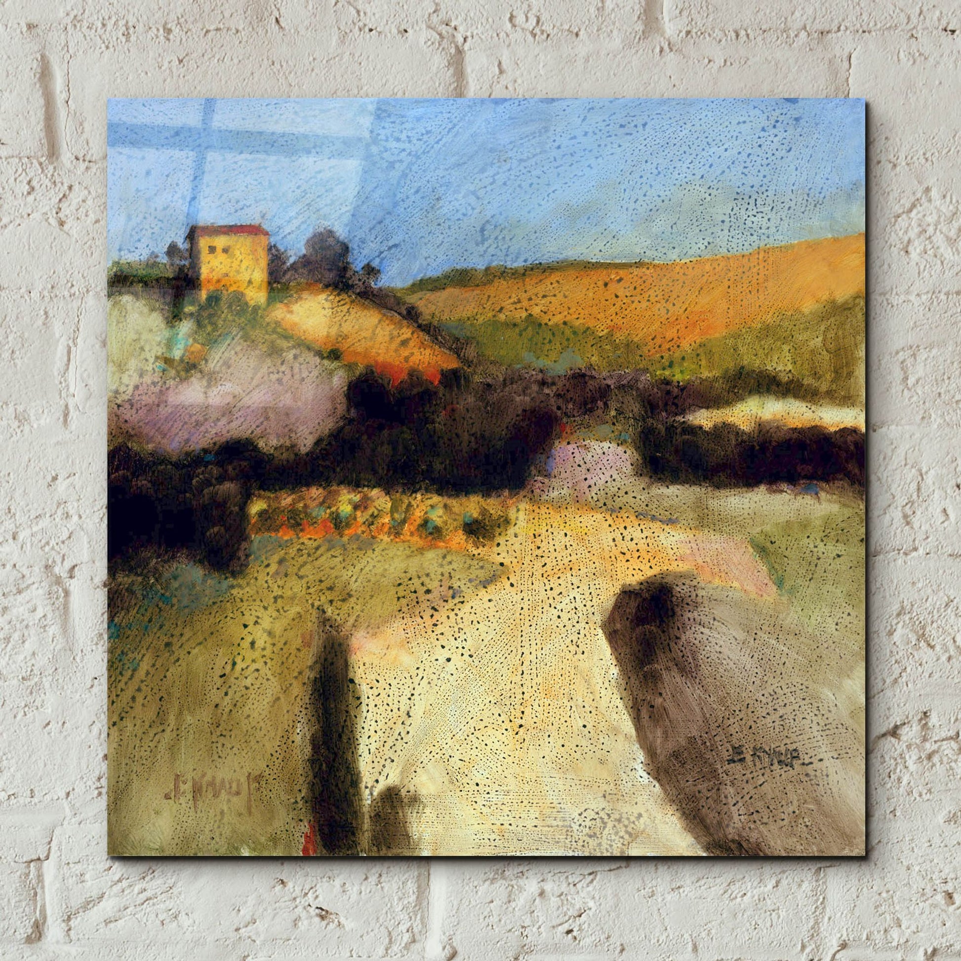 Epic Art 'Castello Pastine 1' by J. E. Knauf, Acrylic Glass Wall Art,12x12