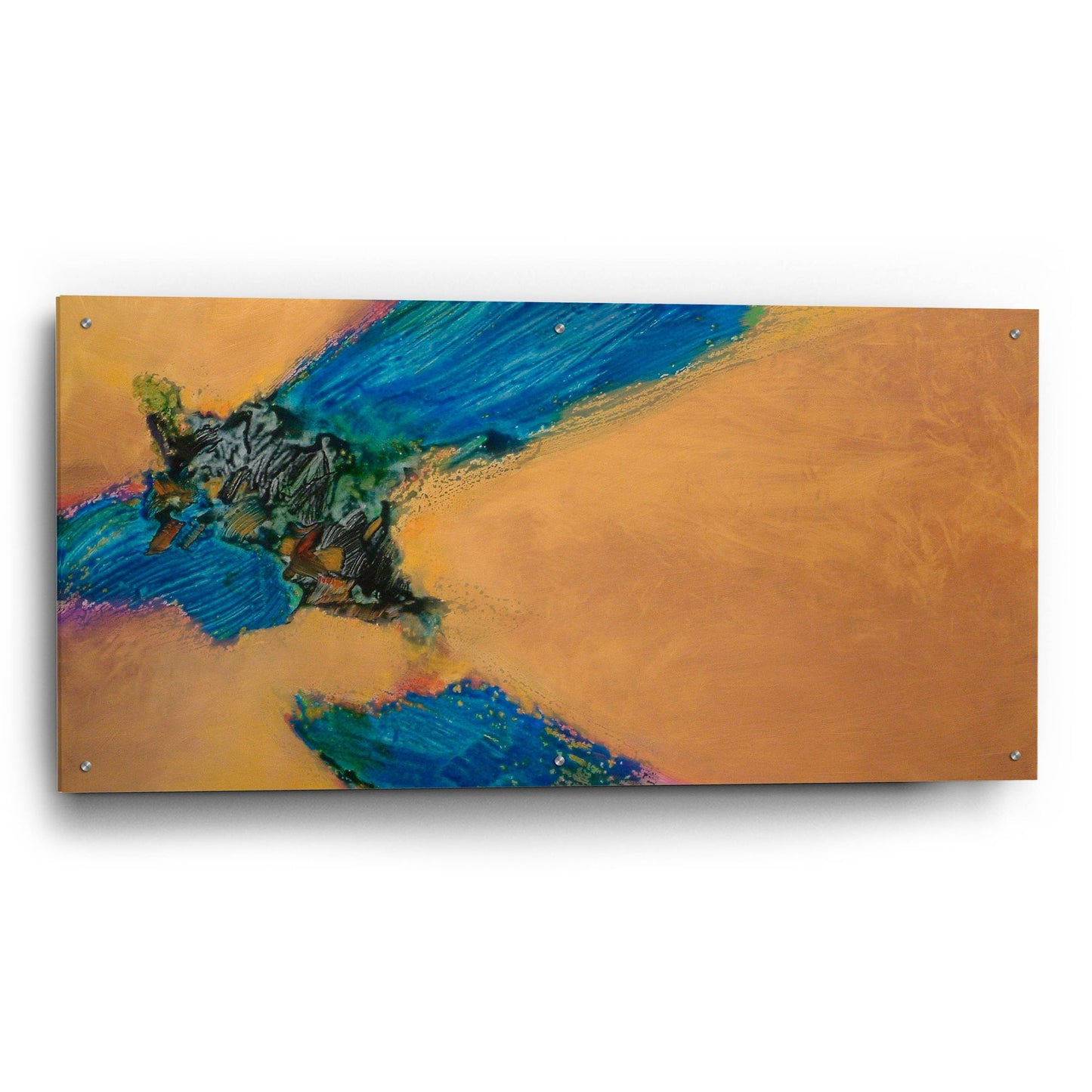 Epic Art 'Confluence' by J. E. Knauf, Acrylic Glass Wall Art,48x24