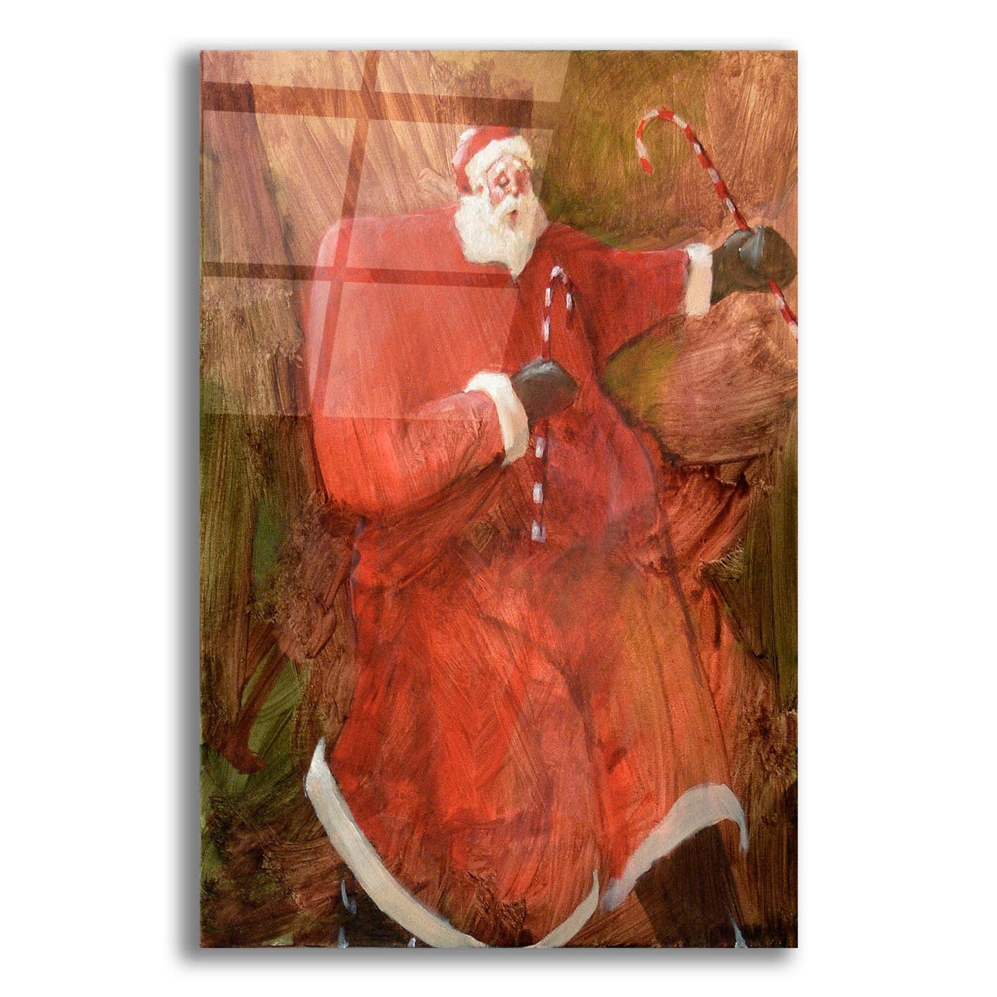 Epic Art 'Santa' by J. E. Knauf, Acrylic Glass Wall Art,12x16