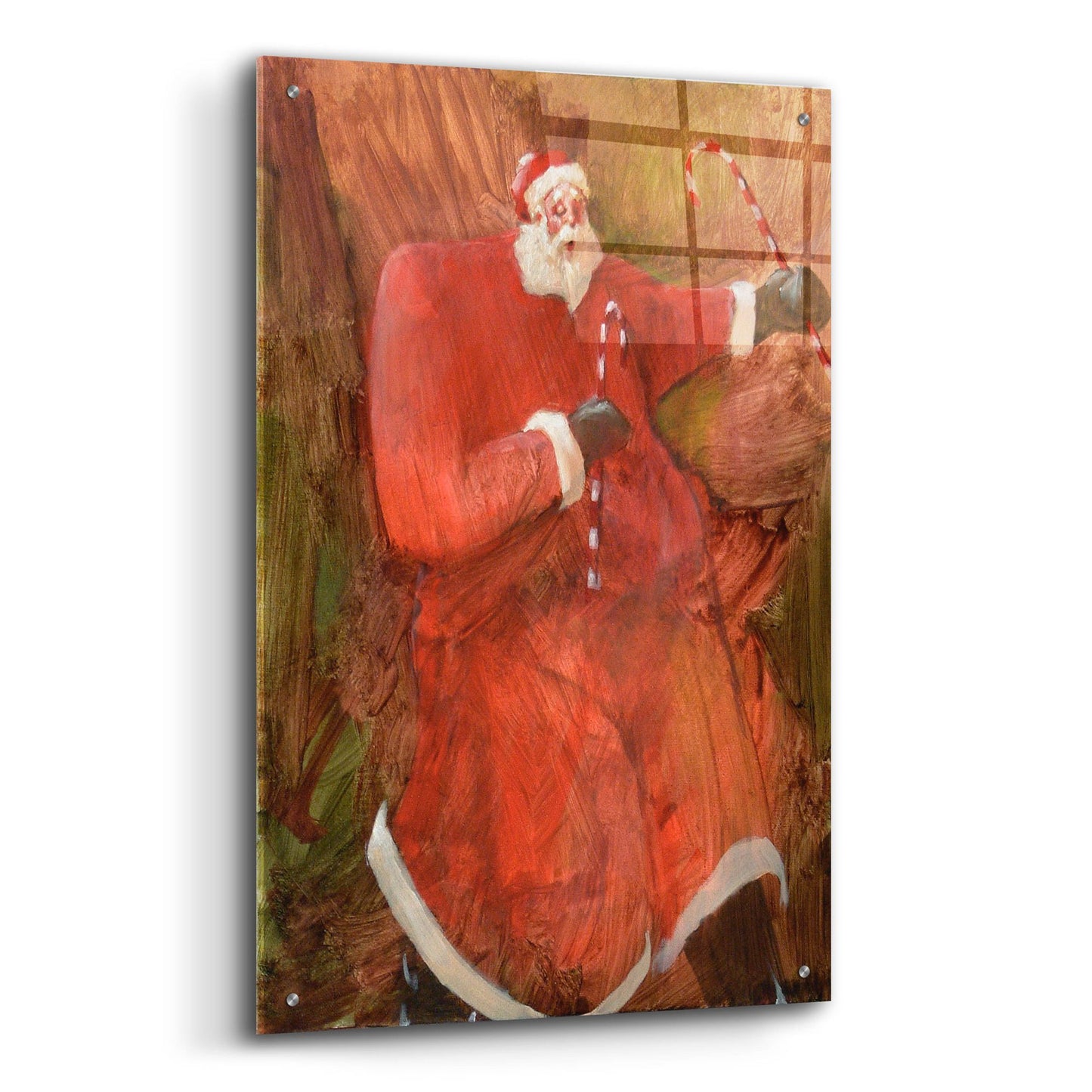 Epic Art 'Santa' by J. E. Knauf, Acrylic Glass Wall Art,24x36