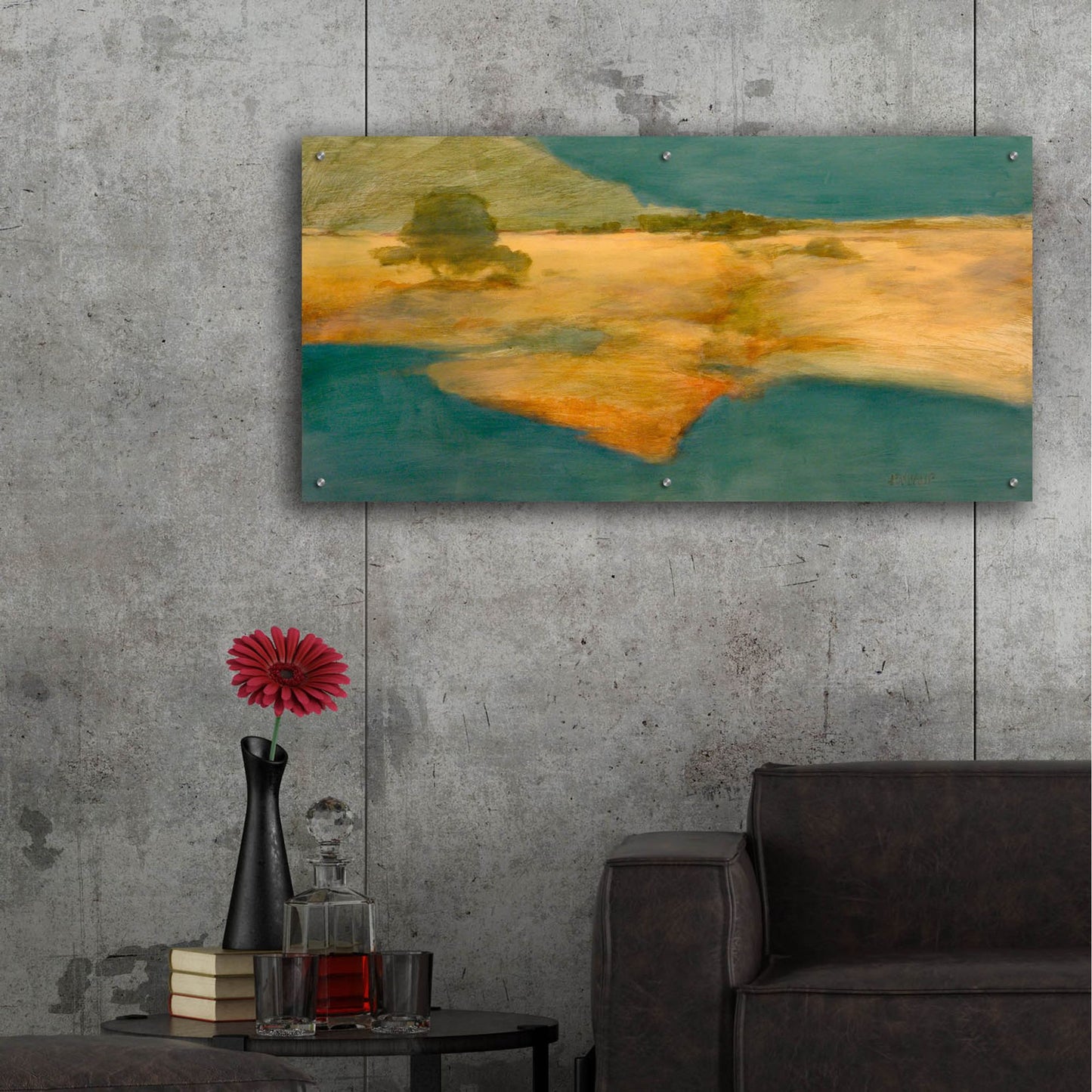 Epic Art 'Warmer Today' by J. E. Knauf, Acrylic Glass Wall Art,48x24