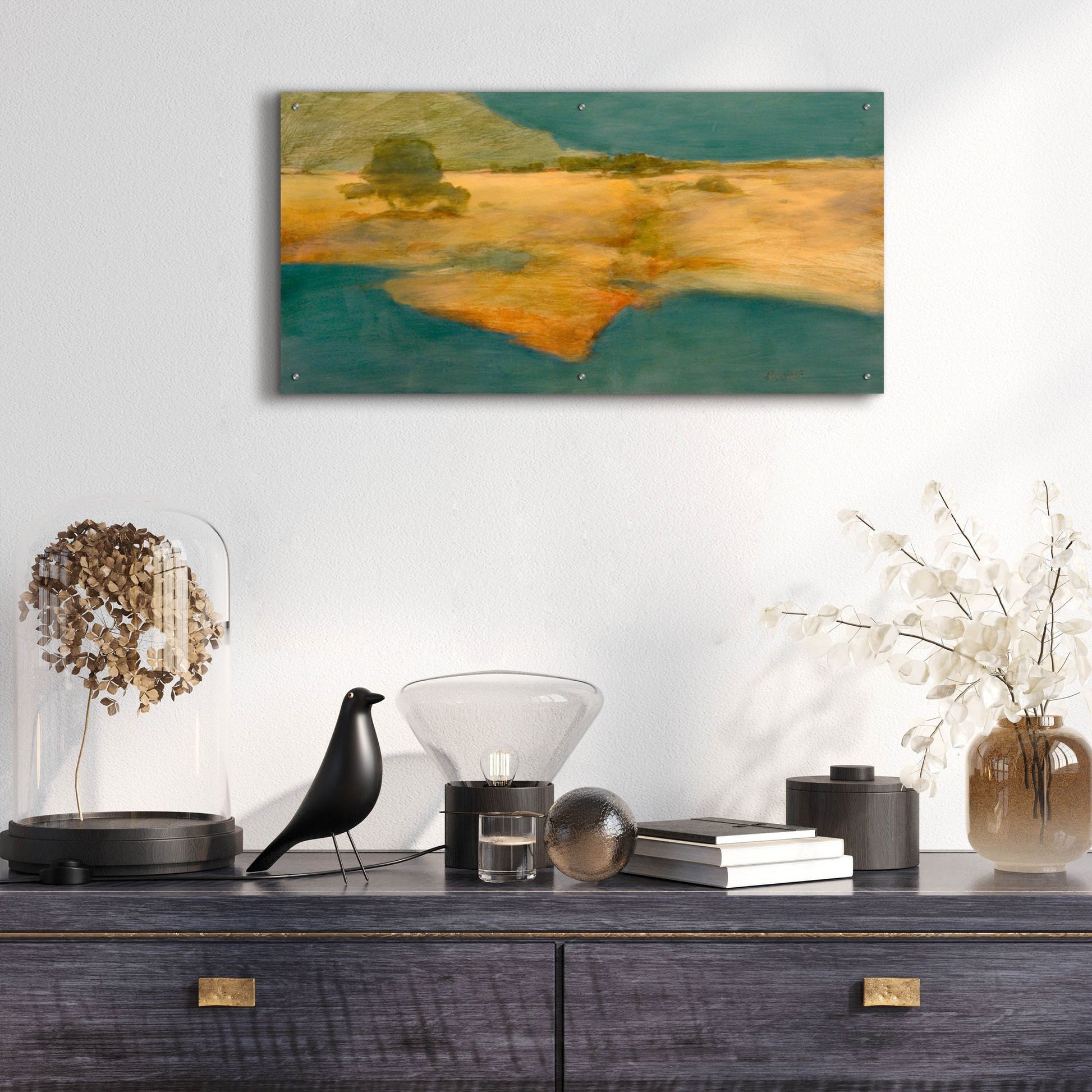 Epic Art 'Warmer Today' by J. E. Knauf, Acrylic Glass Wall Art,48x24