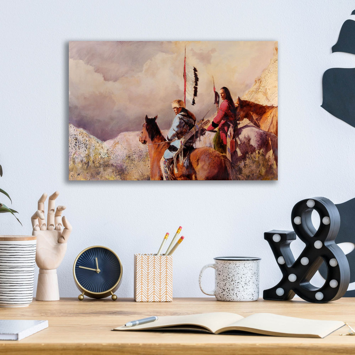 Epic Art 'High Pass' by J. E. Knauf, Acrylic Glass Wall Art,16x12
