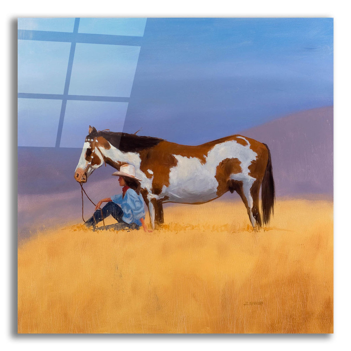 Epic Art 'Rain On The Way' by J. E. Knauf, Acrylic Glass Wall Art