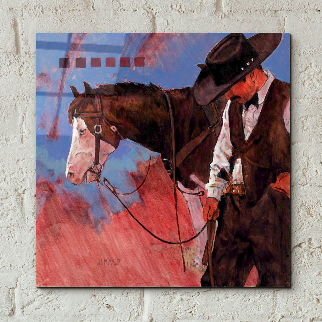 Epic Art 'Lookin For Girls' by J. E. Knauf, Acrylic Glass Wall Art,12x12