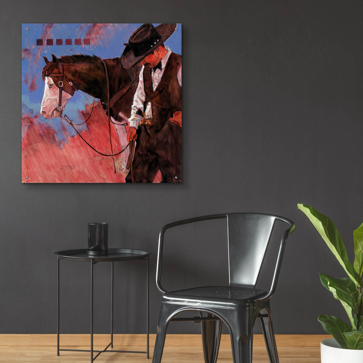 Epic Art 'Lookin For Girls' by J. E. Knauf, Acrylic Glass Wall Art,36x36