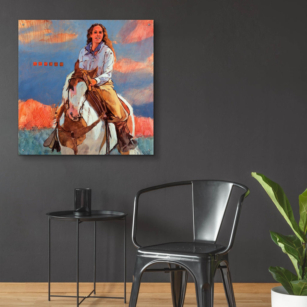 Epic Art 'Delight' by J. E. Knauf, Acrylic Glass Wall Art,36x36