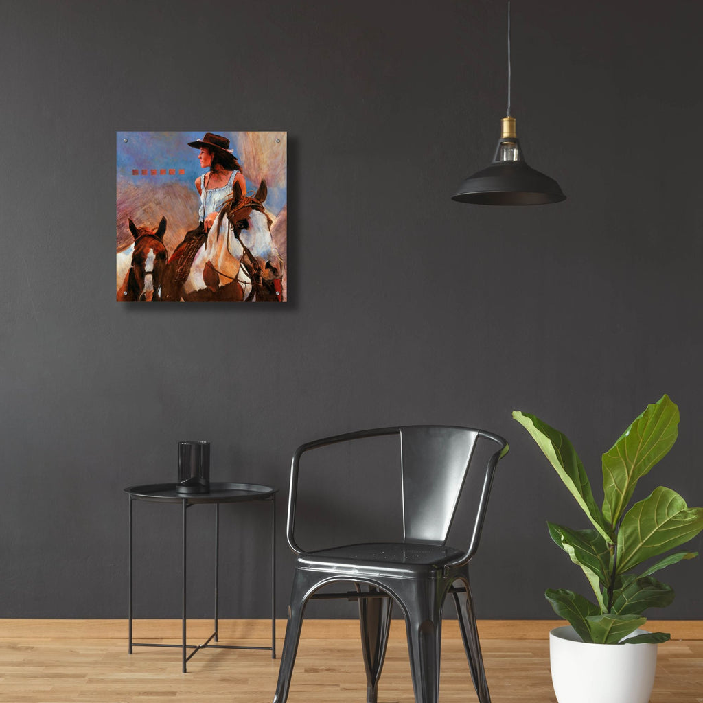 Epic Art 'Bring ?Em Home' by J. E. Knauf, Acrylic Glass Wall Art,24x24