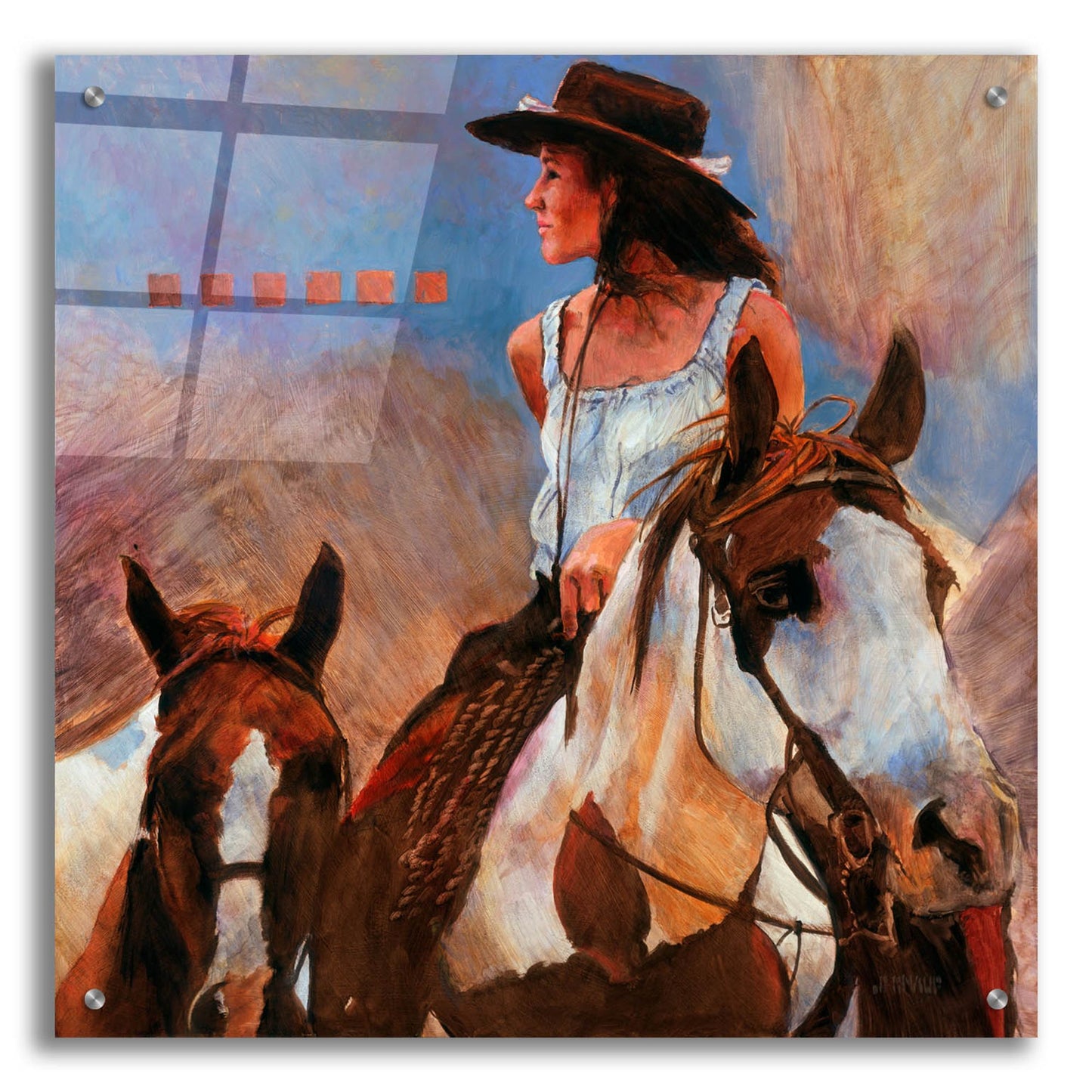 Epic Art 'Bring ?Em Home' by J. E. Knauf, Acrylic Glass Wall Art,24x24