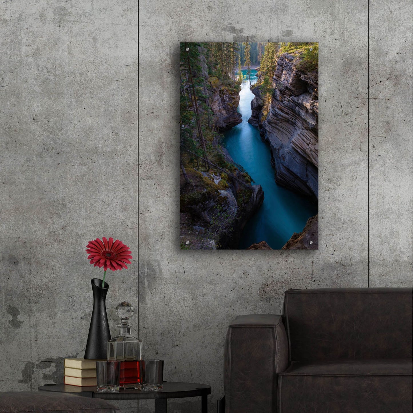 Epic Art 'Athabasca River 1' by Joe Reimer Photography, Acrylic Glass Wall Art,24x36