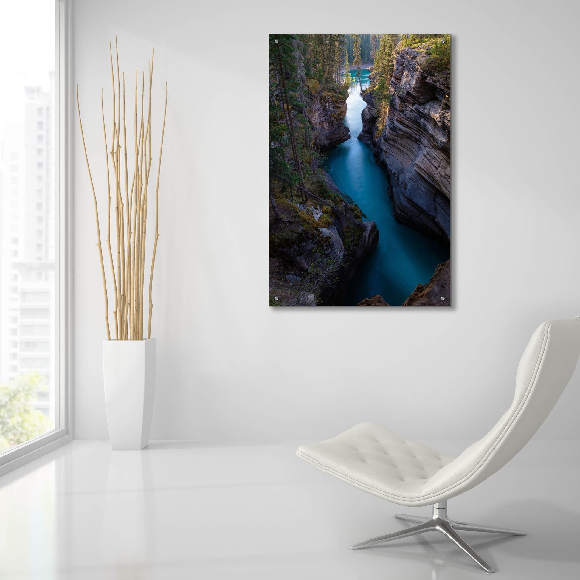 Epic Art 'Athabasca River 1' by Joe Reimer Photography, Acrylic Glass Wall Art,24x36