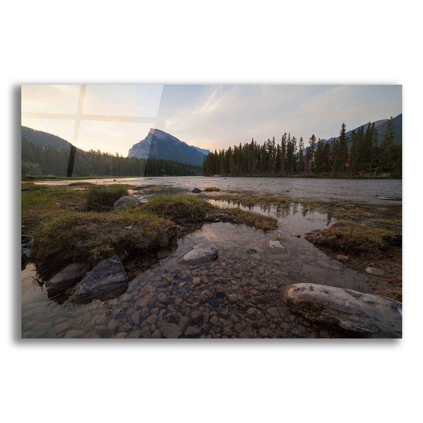 Epic Art 'Banff Sunrise 1' by Joe Reimer Photography, Acrylic Glass Wall Art,16x12