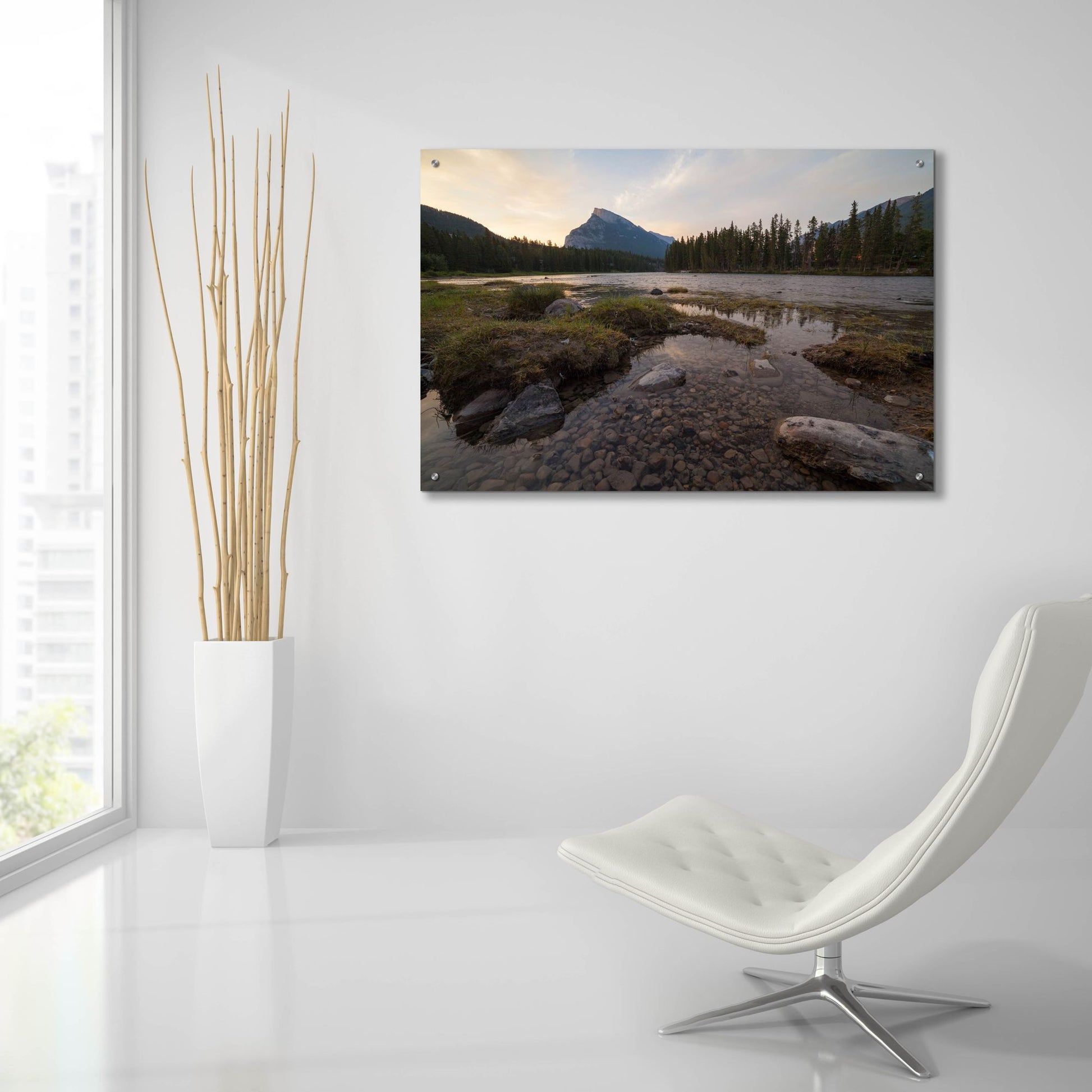 Epic Art 'Banff Sunrise 1' by Joe Reimer Photography, Acrylic Glass Wall Art,36x24