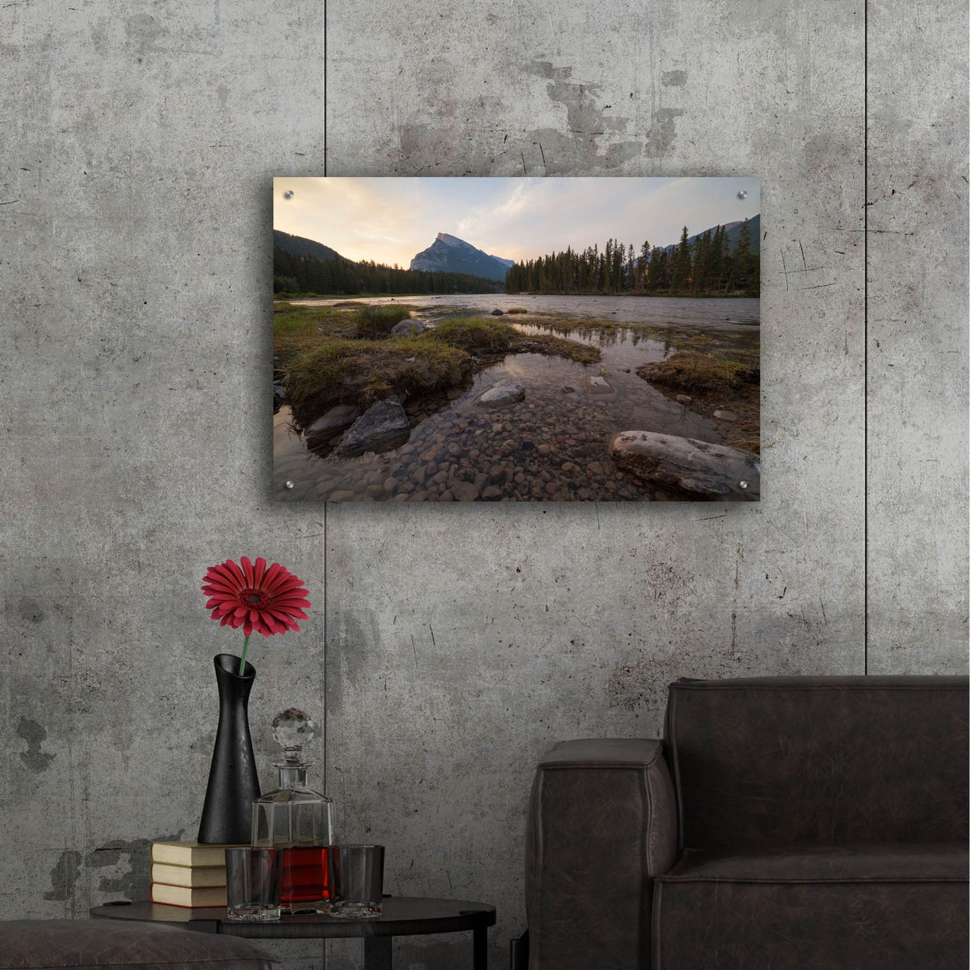 Epic Art 'Banff Sunrise 1' by Joe Reimer Photography, Acrylic Glass Wall Art,36x24