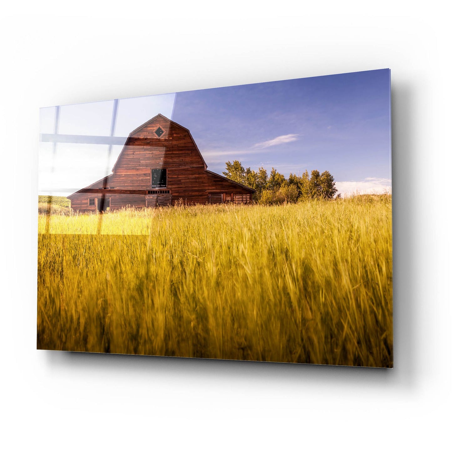 Epic Art 'Barn Sunset 1' by Joe Reimer Photography, Acrylic Glass Wall Art,24x16