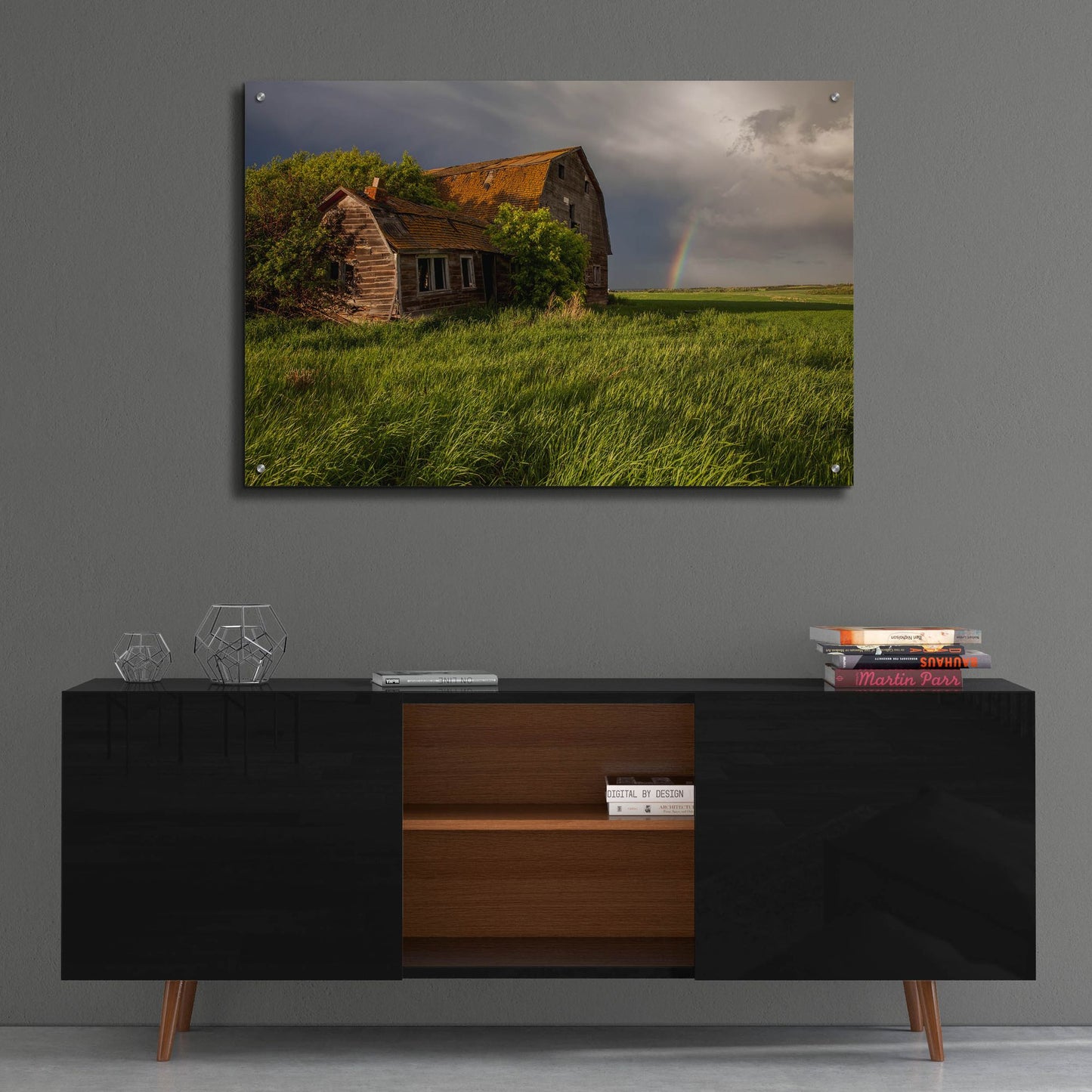 Epic Art 'Barn Sunset 2' by Joe Reimer Photography, Acrylic Glass Wall Art,36x24