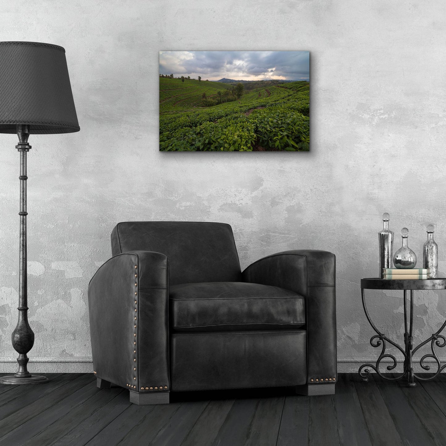 Epic Art 'Burundi Tea Field' by Joe Reimer Photography, Acrylic Glass Wall Art,24x16