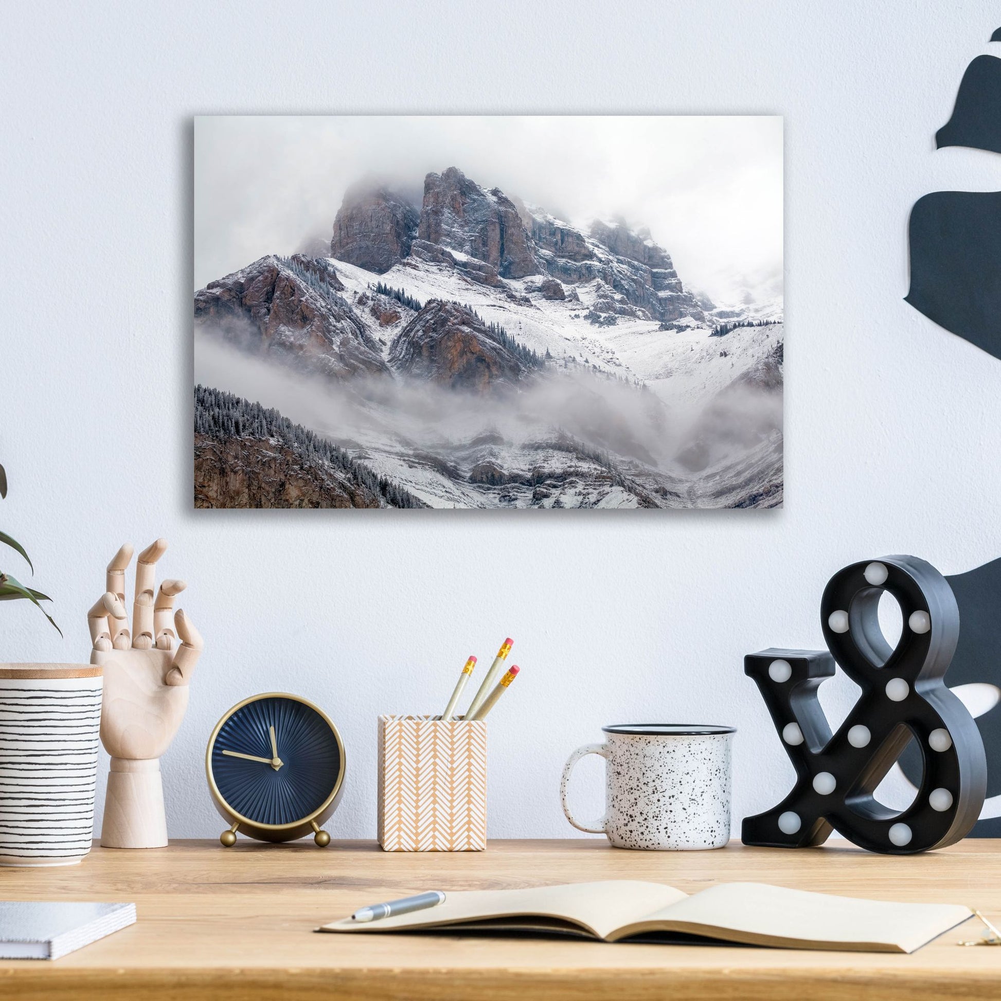 Epic Art 'Cascade Mountain 1' by Joe Reimer Photography, Acrylic Glass Wall Art,16x12