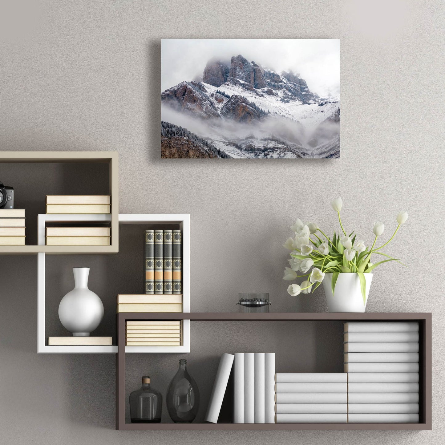 Epic Art 'Cascade Mountain 1' by Joe Reimer Photography, Acrylic Glass Wall Art,24x16