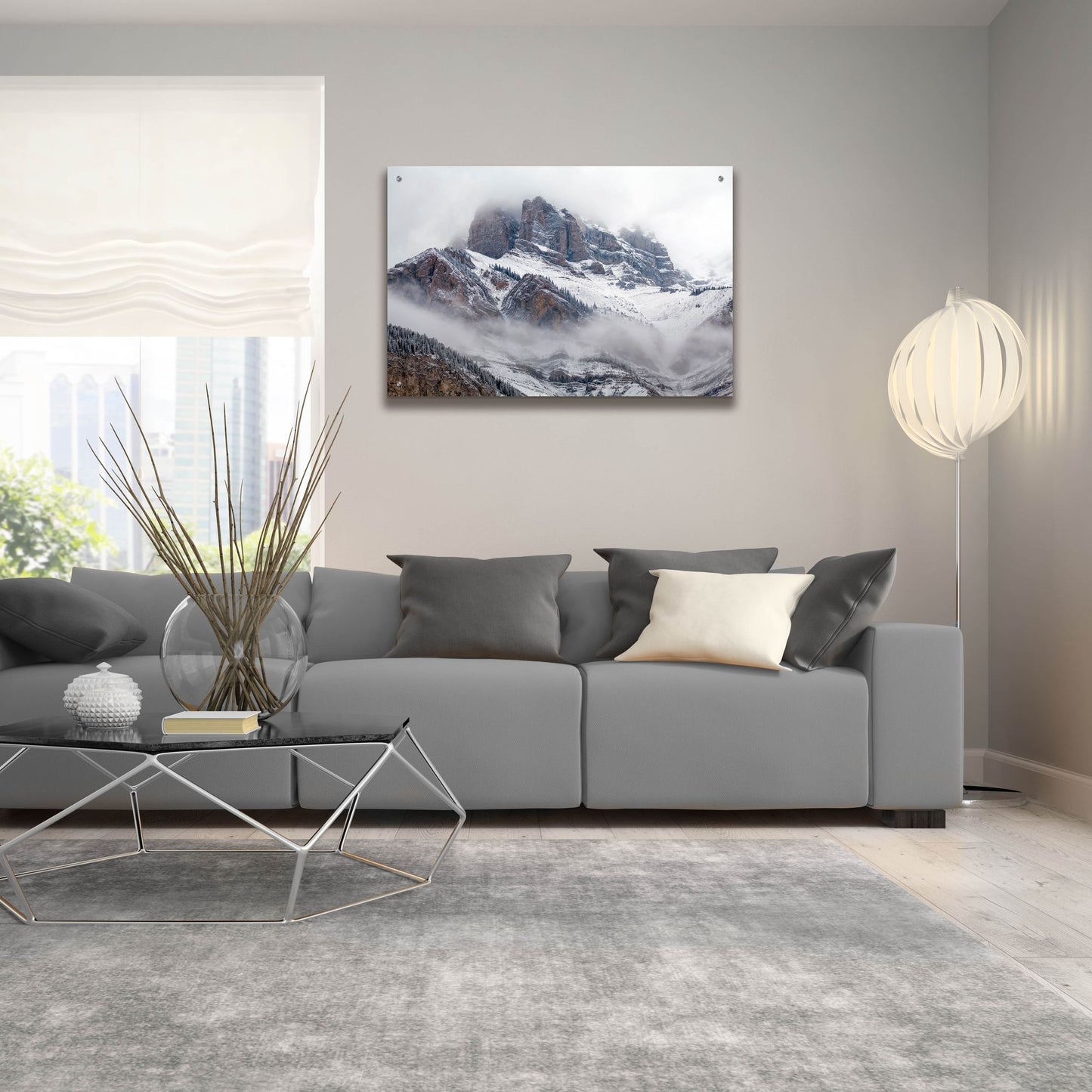 Epic Art 'Cascade Mountain 1' by Joe Reimer Photography, Acrylic Glass Wall Art,36x24