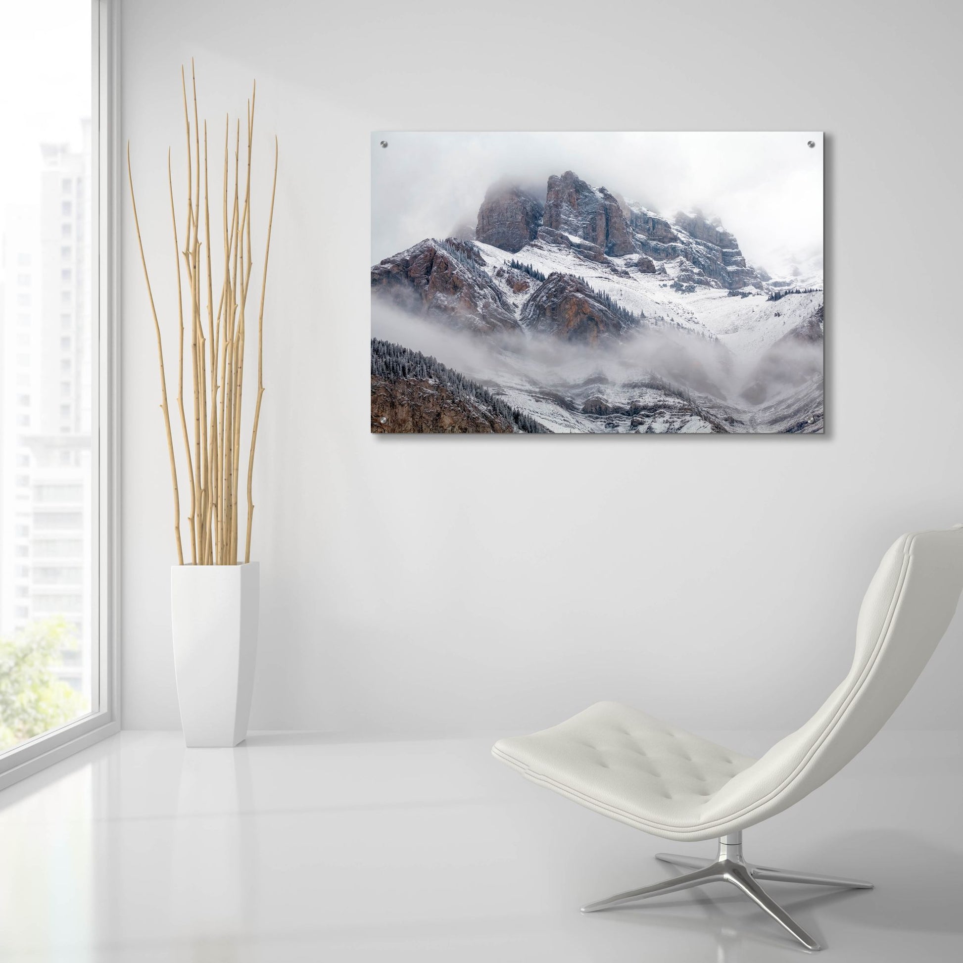 Epic Art 'Cascade Mountain 1' by Joe Reimer Photography, Acrylic Glass Wall Art,36x24