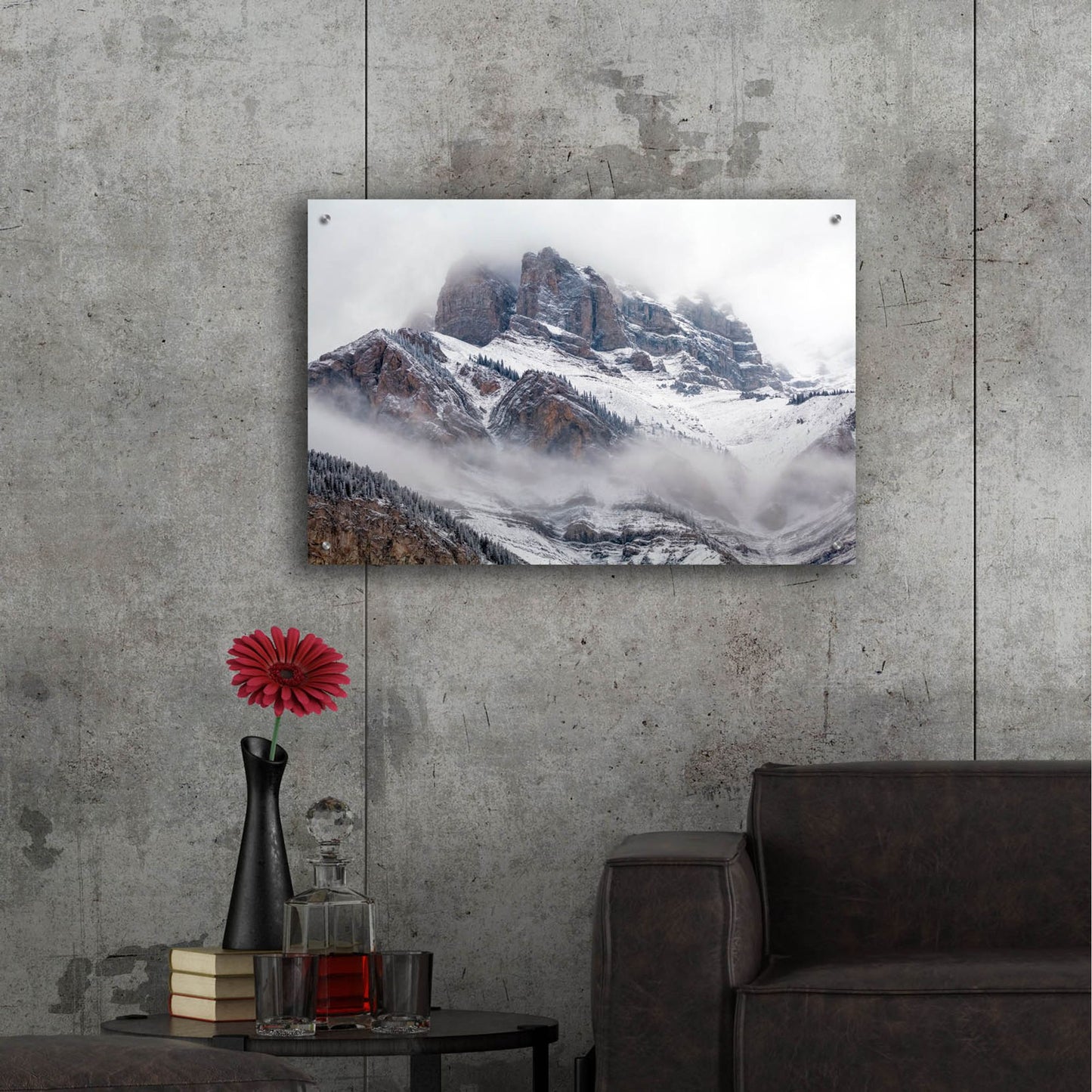 Epic Art 'Cascade Mountain 1' by Joe Reimer Photography, Acrylic Glass Wall Art,36x24