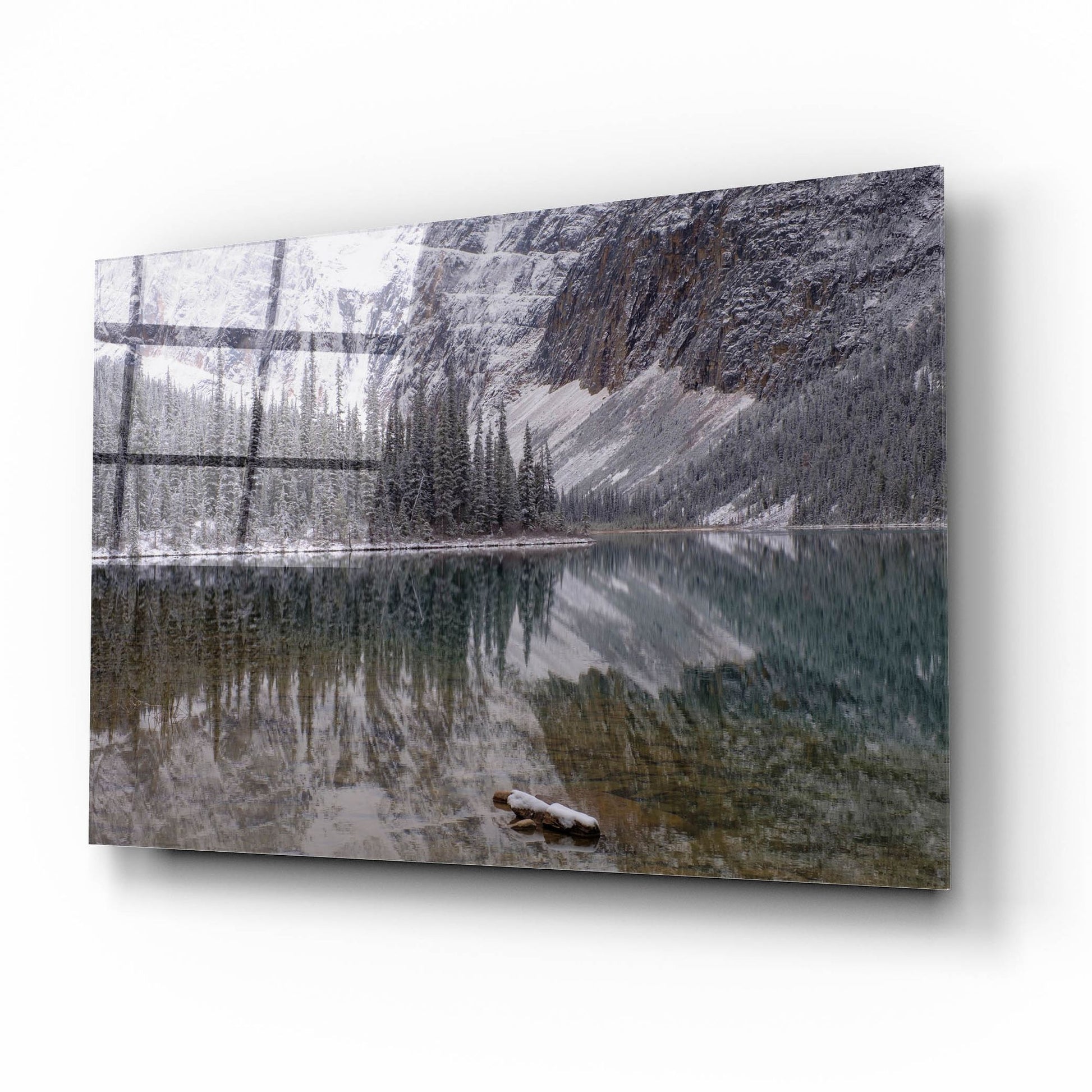 Epic Art 'Cavell Lake 1' by Joe Reimer Photography, Acrylic Glass Wall Art,16x12