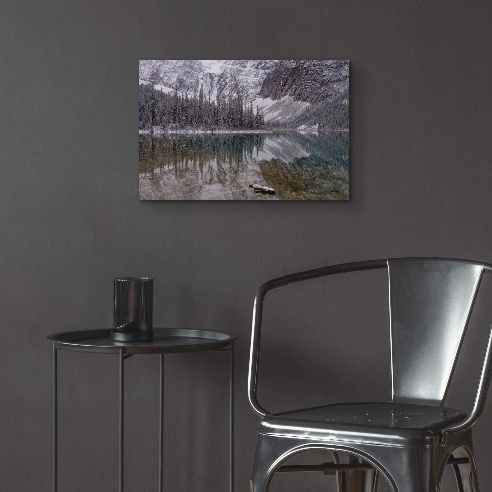 Epic Art 'Cavell Lake 1' by Joe Reimer Photography, Acrylic Glass Wall Art,24x16