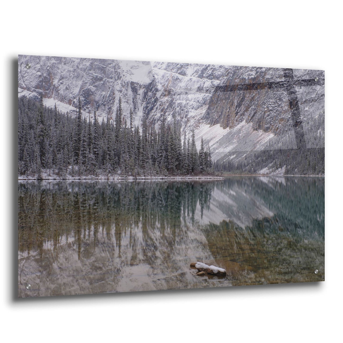 Epic Art 'Cavell Lake 1' by Joe Reimer Photography, Acrylic Glass Wall Art,36x24