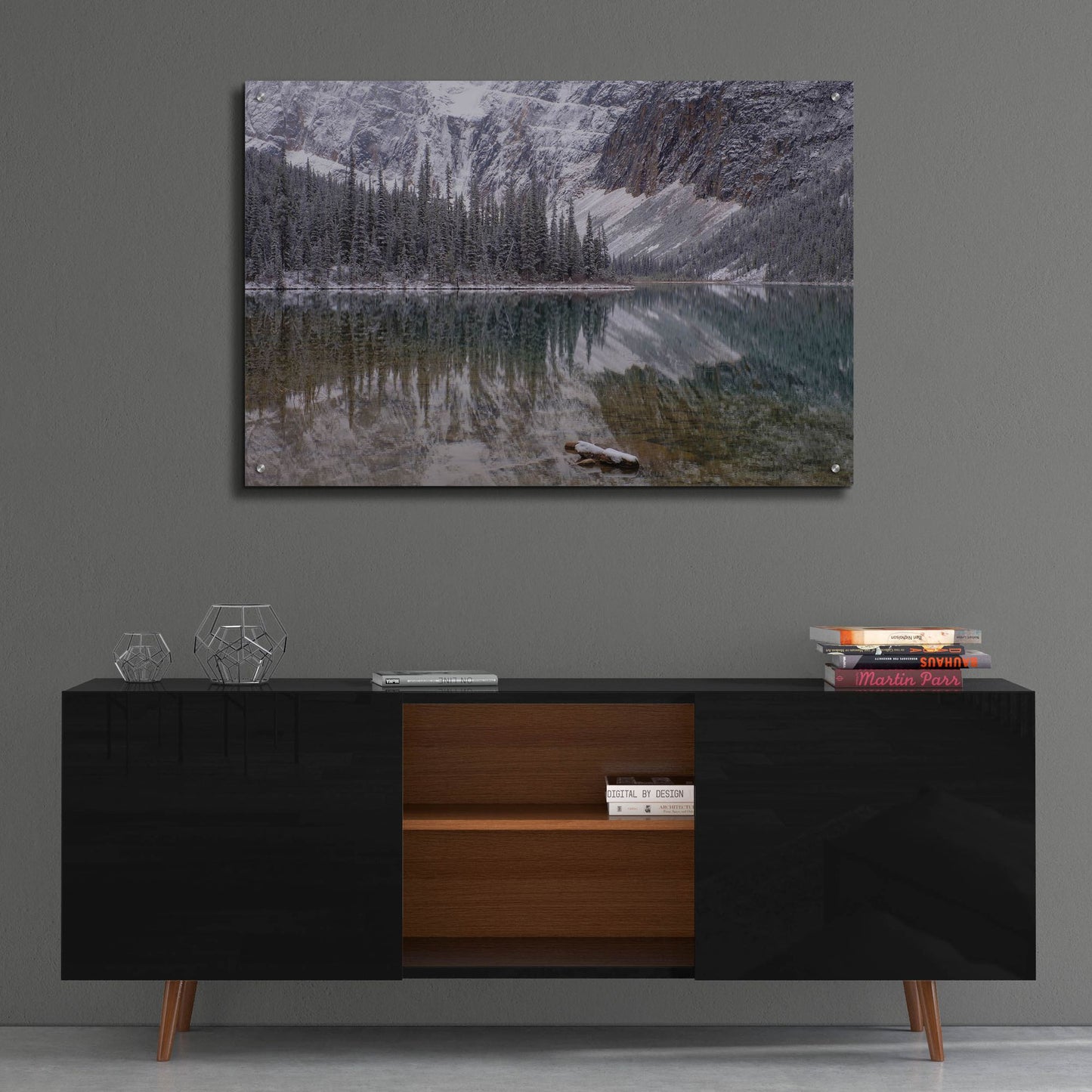 Epic Art 'Cavell Lake 1' by Joe Reimer Photography, Acrylic Glass Wall Art,36x24