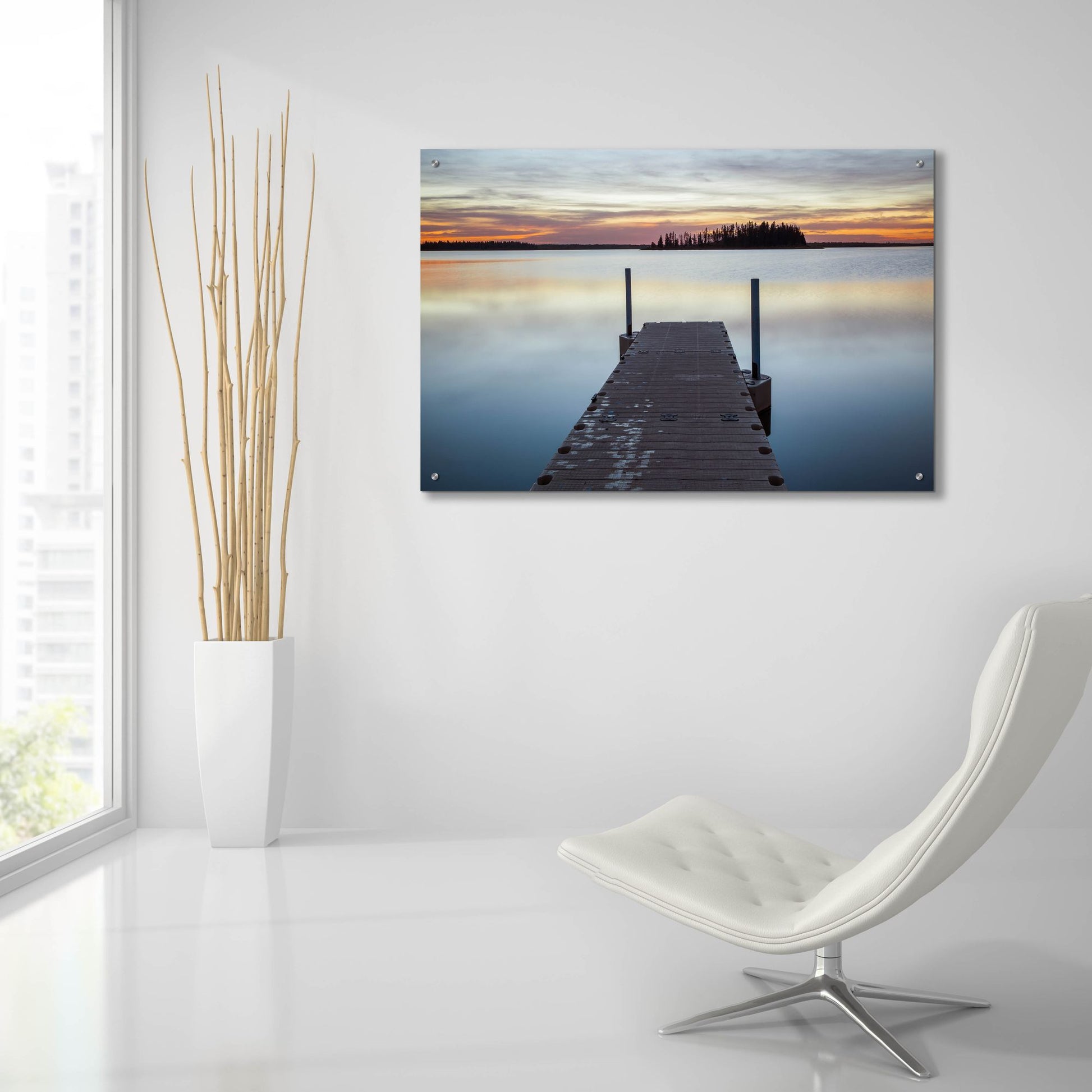 Epic Art 'Elk Island 1' by Joe Reimer Photography, Acrylic Glass Wall Art,36x24