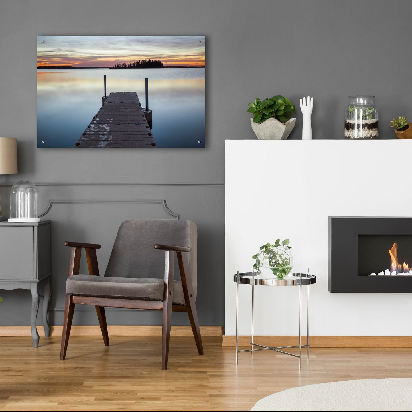 Epic Art 'Elk Island 1' by Joe Reimer Photography, Acrylic Glass Wall Art,36x24