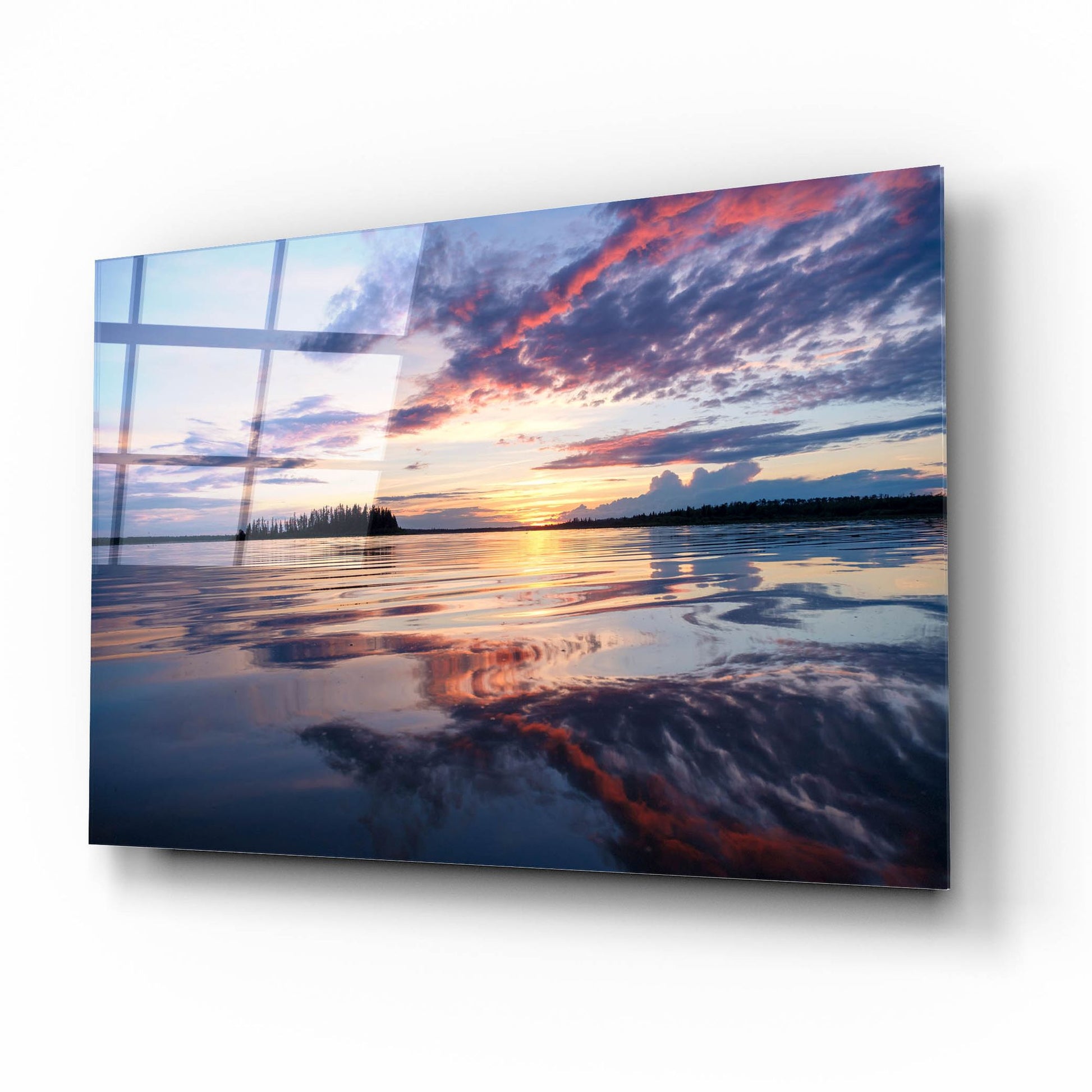 Epic Art 'Elk Island 2' by Joe Reimer Photography, Acrylic Glass Wall Art,16x12