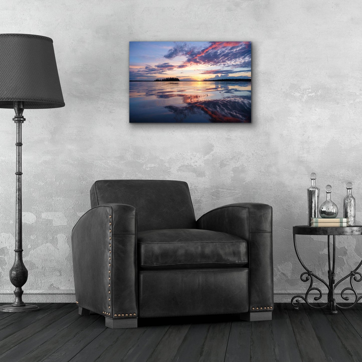 Epic Art 'Elk Island 2' by Joe Reimer Photography, Acrylic Glass Wall Art,24x16