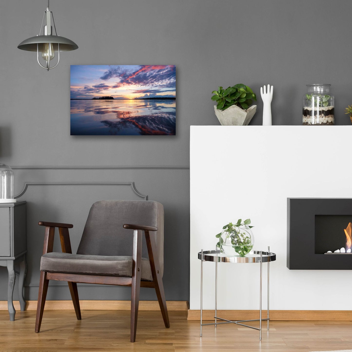 Epic Art 'Elk Island 2' by Joe Reimer Photography, Acrylic Glass Wall Art,24x16