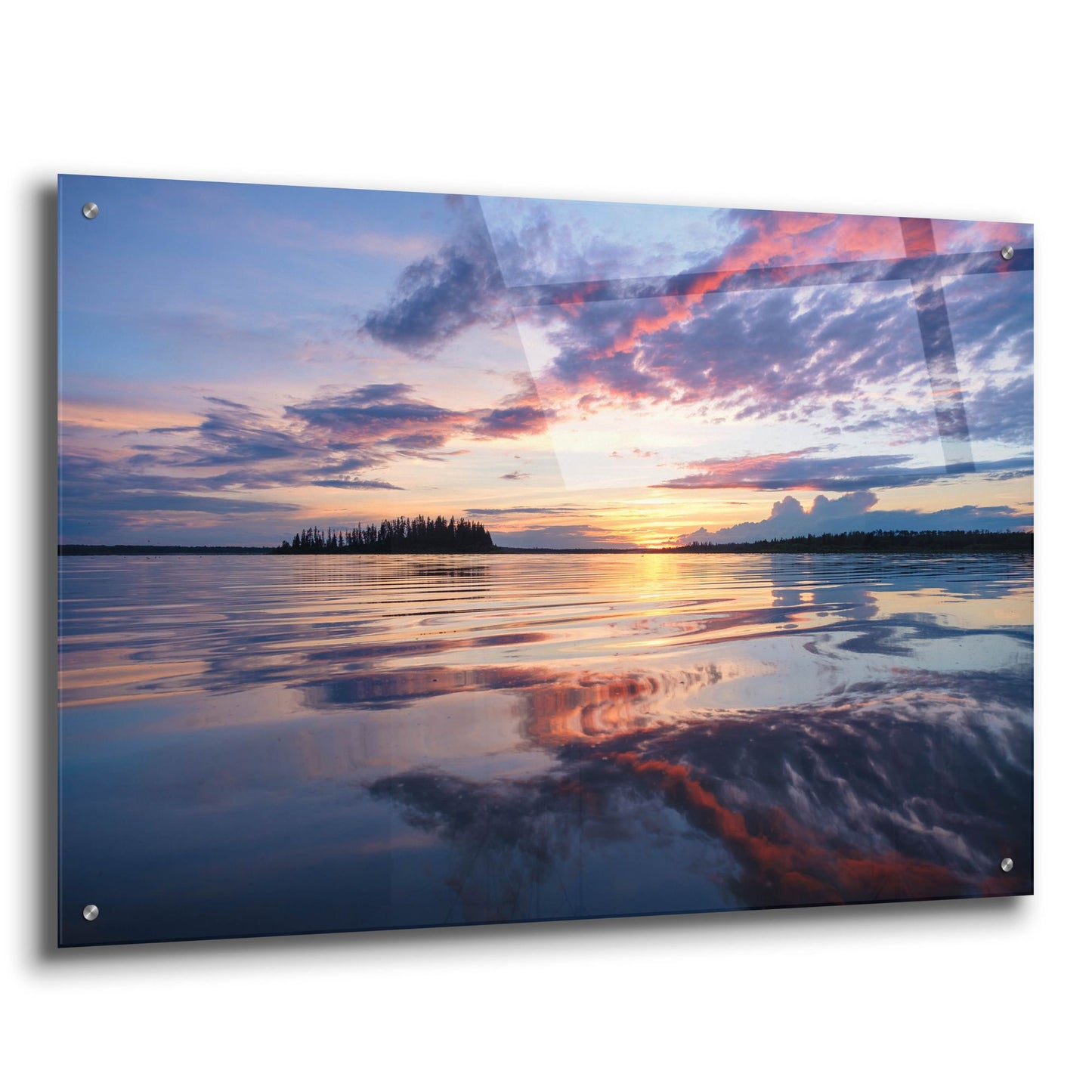 Epic Art 'Elk Island 2' by Joe Reimer Photography, Acrylic Glass Wall Art,36x24