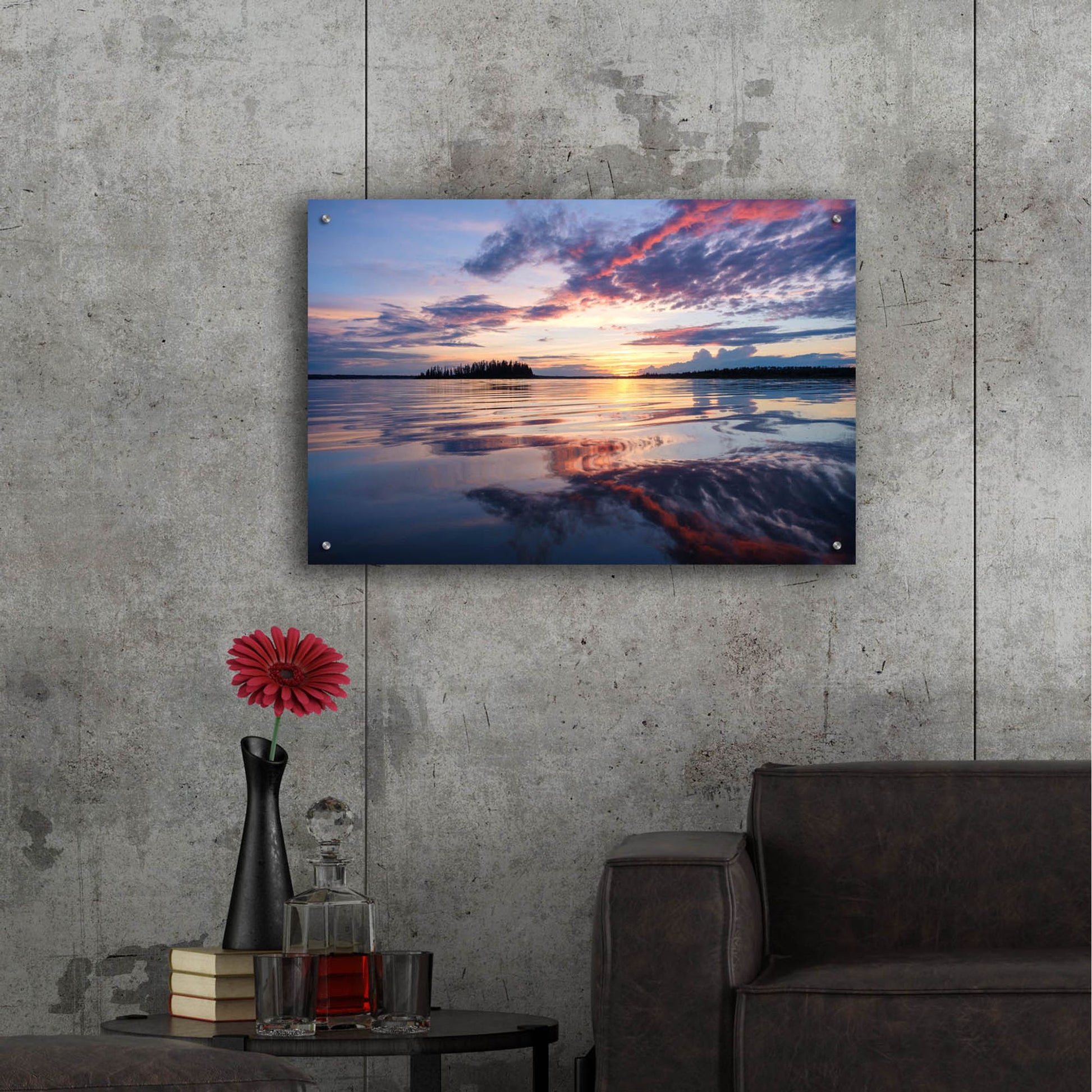 Epic Art 'Elk Island 2' by Joe Reimer Photography, Acrylic Glass Wall Art,36x24