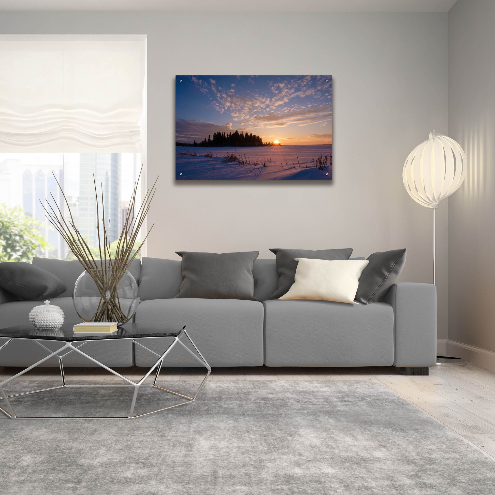 Epic Art 'Elk Island 3' by Joe Reimer Photography, Acrylic Glass Wall Art,36x24