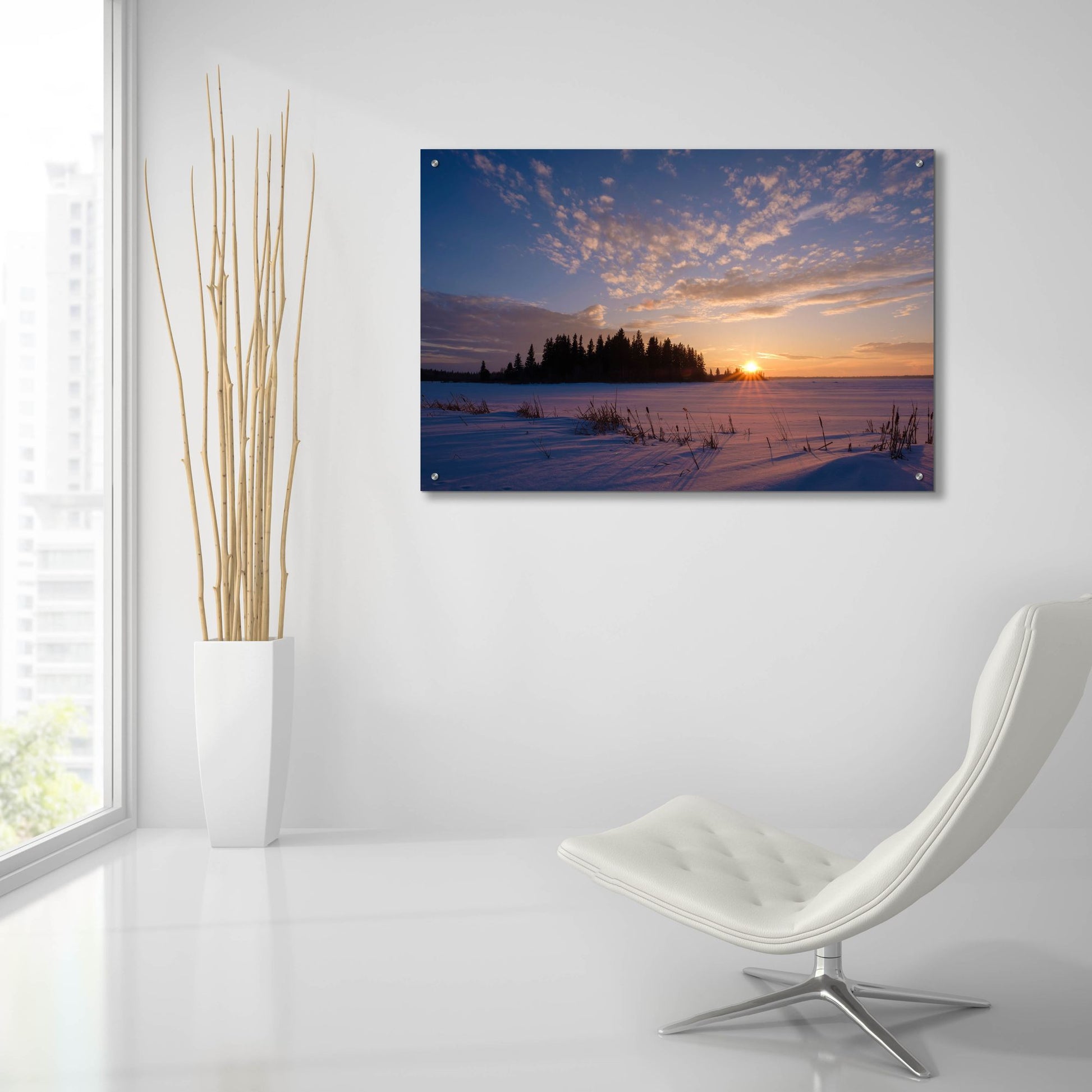 Epic Art 'Elk Island 3' by Joe Reimer Photography, Acrylic Glass Wall Art,36x24