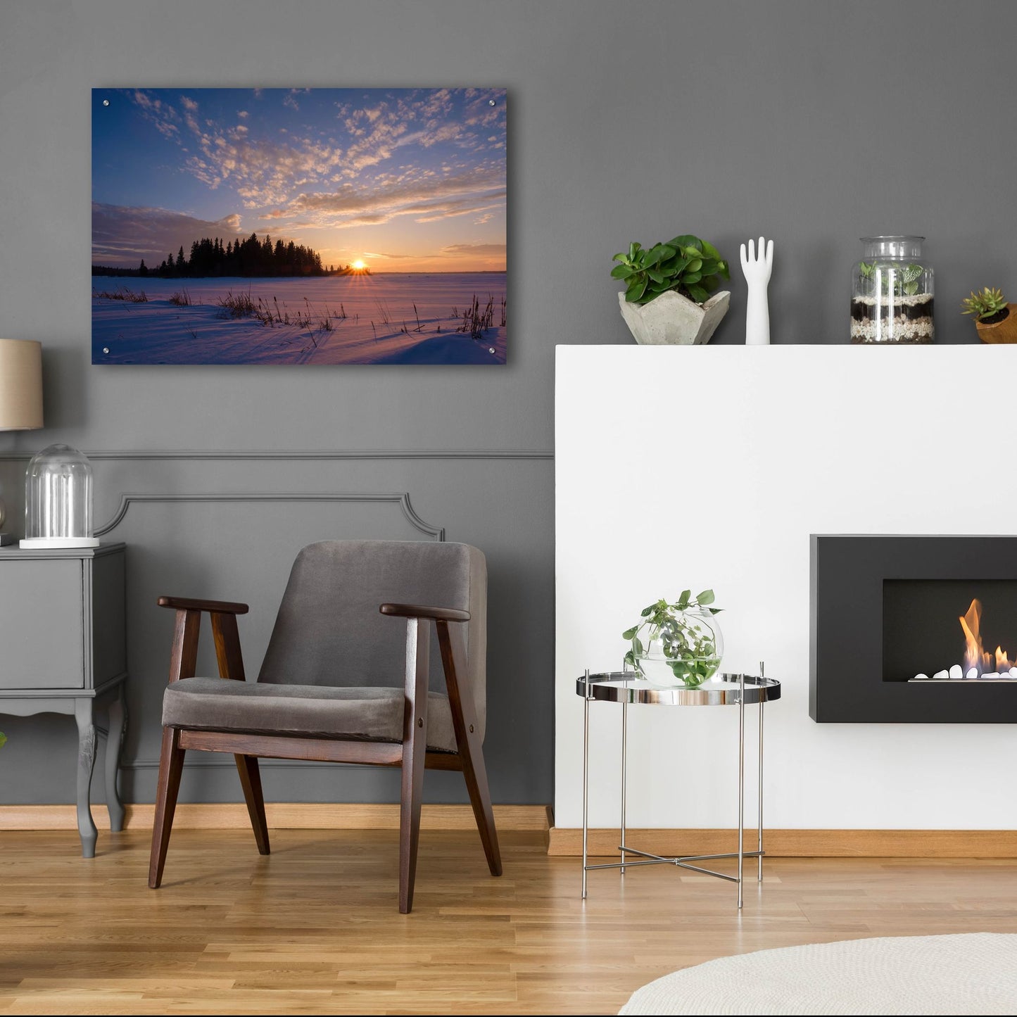 Epic Art 'Elk Island 3' by Joe Reimer Photography, Acrylic Glass Wall Art,36x24