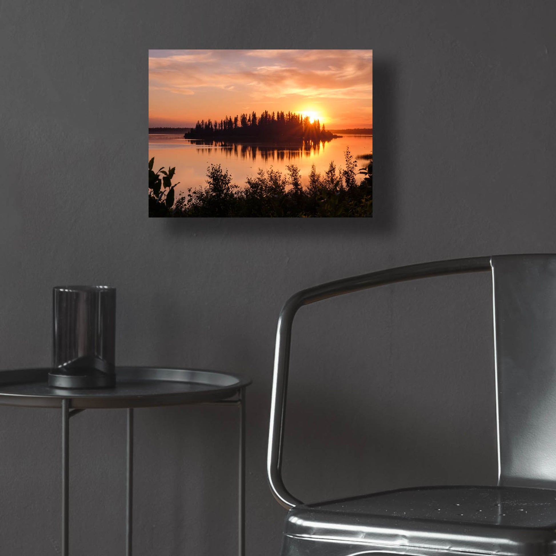 Epic Art 'Elk Island 4' by Joe Reimer Photography, Acrylic Glass Wall Art,16x12